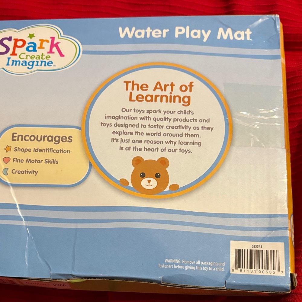 Water Play Mat - Blue age 3m +